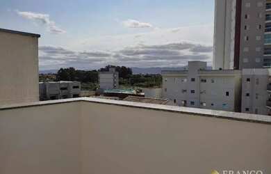 Imagem: O apartamento na cobertura possui 2 Dormitórios, 3 Banheiros