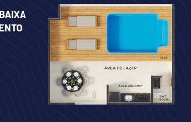 Imagem 2: Apartamento altiplano. 75m² de Área, 1 Vaga na garageme3 Dormitórios