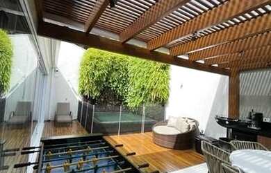 Imagem: A casa em condomínio possui 4 Dormitórios, 5 Banheiros, 4