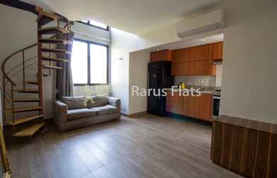 Imagem: O studio possui 1 Dormitório, 1 Banheiro, 1 Vaga na garagem