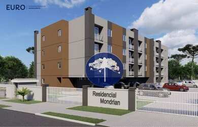 Imagem: O apartamento possui 2 Dormitórios, 1 Banheiro, 1 Vaga na garagem