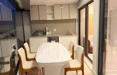 Imagem 4: Imovel Ed O.k.A 124m 3 suites, sala ampla, semi-mobiliado 2 vagas para locação em Alphavil