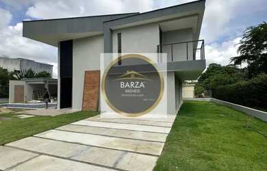 Imagem: A casa em condomínio possui 5 Dormitórios, 5 Banheiros, 2