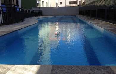 Imagem: O apartamento possui 1 Dormitório, 1 Banheiro, 1 Vaga na garagem