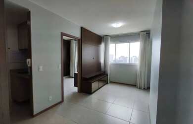 Imagem: O apartamento possui 1 Dormitório, 1 Banheiro, 1 Vaga na garagem