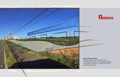 Imagem: O terreno possui 93.128m² de Área e está localizado em Emaús