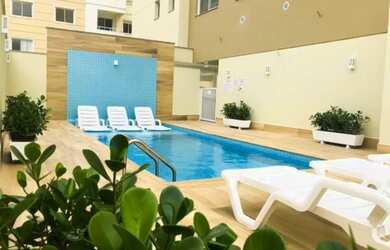 Imagem: O apartamento possui 2 Dormitórios, 1 Banheiro, 1 Vaga na garagem