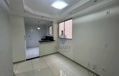 Imagem: O apartamento possui 2 Dormitórios, 1 Banheiro, 1 Vaga na garagem