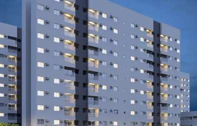 Imagem: O apartamento possui 2 Dormitórios, 1 Banheiro, 1 Vaga na garagem