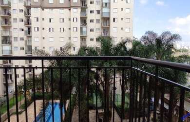 Imagem: O apartamento possui 2 Dormitórios, 1 Banheiro, 1 Vaga na garagem