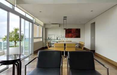 Imagem: O apartamento na cobertura possui 3 Dormitórios, 4 Banheiros