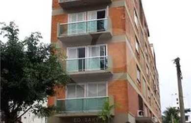 Imagem: O apartamento possui 1 Dormitório, 1 Banheiro, 1 Vaga na garagem