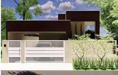 Imagem: A casa possui 2 Dormitórios, 1 Banheiro, 2 Vagas na garagem