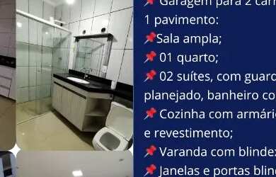 Imagem: O apartamento possui 3 Dormitórios, 3 Banheiros, 2 Vagas na