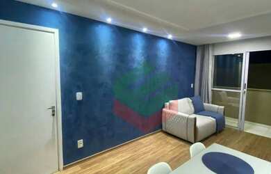 Imagem: O apartamento possui 2 Dormitórios, 1 Banheiro, 1 Vaga na garagem