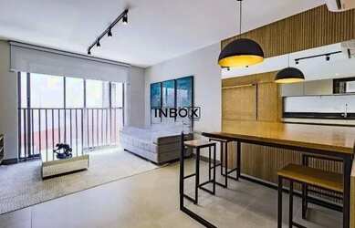 Imagem: O apartamento possui 1 Dormitório, 1 Banheiro, 48m² de Área