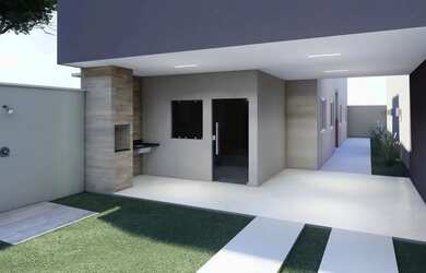 Imagem: A casa à venda possui 3 Dormitórios, 2 Banheiros, 2 Vagas