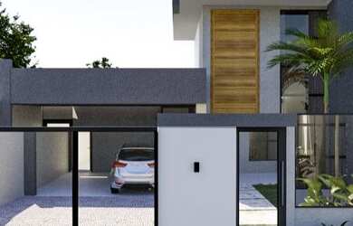 Imagem: A casa em condomínio possui 4 Dormitórios, 5 Banheiros, 4