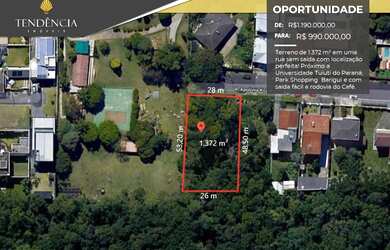 Imagem: O terreno possui 1372m² de Área e está localizado em Santo