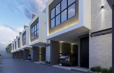 Imagem: A casa em condomínio possui 3 Dormitórios, 3 Banheiros, 2