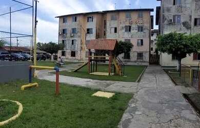 Imagem: O apartamento possui 2 Dormitórios, 1 Banheiro, 1 Vaga na garagem