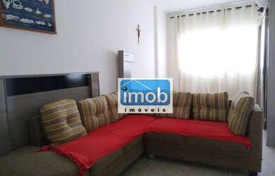 Imagem: O apartamento possui 1 Dormitório, 1 Banheiro, 1 Vaga na garagem