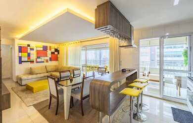 Imagem: O apartamento possui 3 Dormitórios, 4 Banheiros, 2 Vagas na