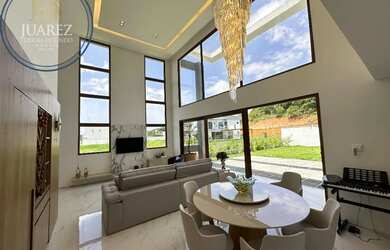 Imagem 6: CASA DUPLEX FINAMENTE DECORADA 4 SUÍTES NO ALPHAVILLE LITORAL NORTE 3, 298M2 DE ÁREA CONST