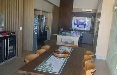 Imagem: A casa em condomínio possui 4 Dormitórios, 5 Banheiros, 4