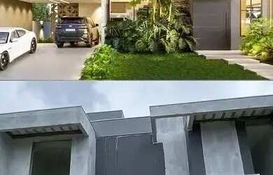 Imagem: A casa possui 4 Dormitórios, 5 Banheiros, 4 Vagas na garagem