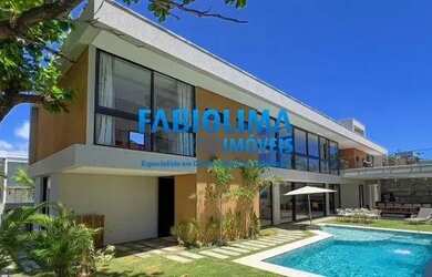 Imagem: A casa em condomínio possui 5 Dormitórios, 5 Banheiros, 4