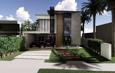 Imagem 1: Maravilhoso Sobrado 5 Suítes no Portal do Sol 1, Entrega em Maio