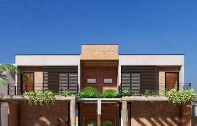 Imagem: A casa possui 3 Dormitórios, 1 Banheiro, 2 Vagas na garagem