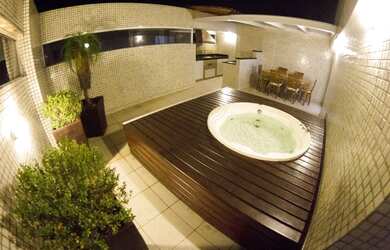 Imagem: O apartamento na cobertura possui 3 Dormitórios, 1 Banheiro