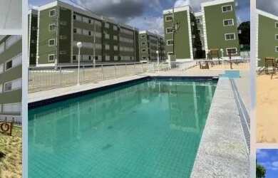 Imagem: O apartamento possui 2 Dormitórios, 1 Banheiro, 1 Vaga na garagem