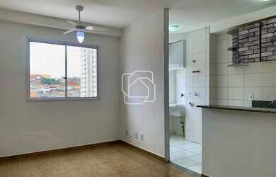 Imagem: O apartamento possui 2 Dormitórios, 1 Banheiro, 1 Vaga na garagem