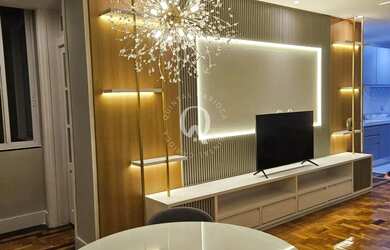 Imagem: O apartamento possui 4 Dormitórios, 2 Banheiros, 110m² de