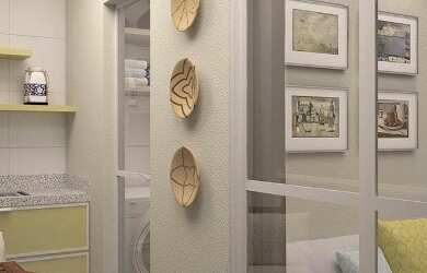 Imagem: O apartamento possui 2 Dormitórios, 2 Banheiros, 1 Vaga na