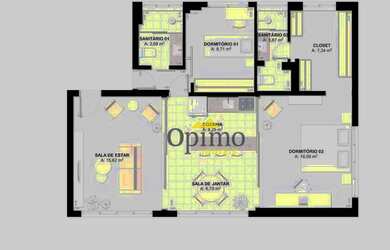 Imagem 2: Apartamento à venda, 86 m² por R$ 1.023.000,00 - Jardim América - São...