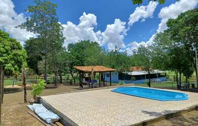 Imagem: A fazenda possui 68.000m² de Área, Churrasqueira, Piscina