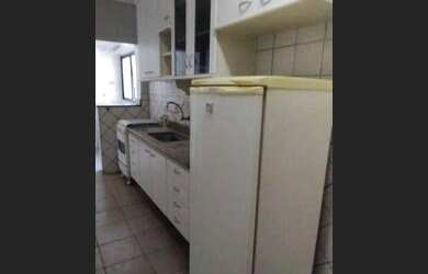 Imagem: O apartamento possui 1 Dormitório, 1 Banheiro, 1 Vaga na garagem