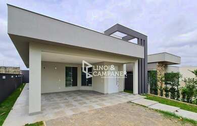 Imagem: A casa em condomínio possui 3 Dormitórios, 3 Banheiros, 4