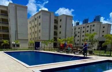 Imagem: O apartamento possui 2 Dormitórios, 1 Banheiro, 1 Vaga na garagem