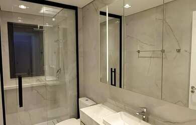 Imagem 8: Imovel Ed O.k.A 124m 3 suites, sala ampla, semi-mobiliado 2 vagas para locação em Alphavil