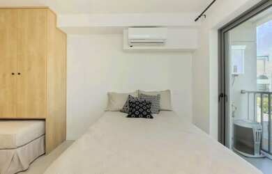 Imagem: O apartamento possui 1 Dormitório, 1 Banheiro, 27m² de Área