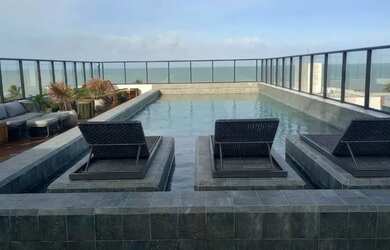 Imagem: O studio possui 1 Dormitório, 1 Banheiro, 1 Vaga na garagem