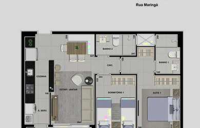Imagem 6: Apartamentos para venda com 2 a 3 quartos em Caioba