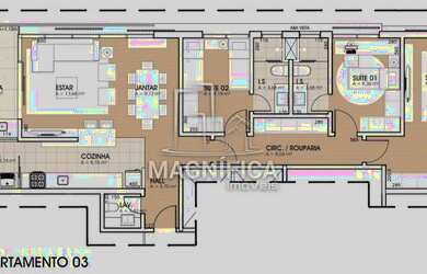 Imagem 5: APARTAMENTO NOVO NO BAIRRO SEMINÁRIO COM 3 SUÍTES DUAS VAGAS