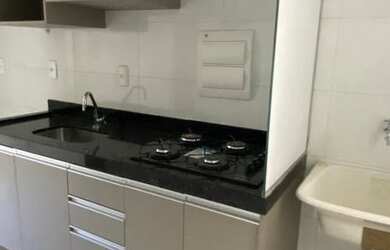 Imagem: O apartamento possui 1 Dormitório, 2 Banheiros, 1 Vaga na garagem