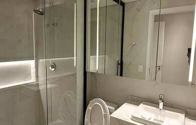 Imagem 12: Imovel Ed O.k.A 124m 3 suites, sala ampla, semi-mobiliado 2 vagas para locação em Alphavil